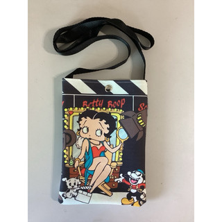 Bolsa transversal estampada Betty Boop vintage retro classico sacola de ombro shoulder bag unissex