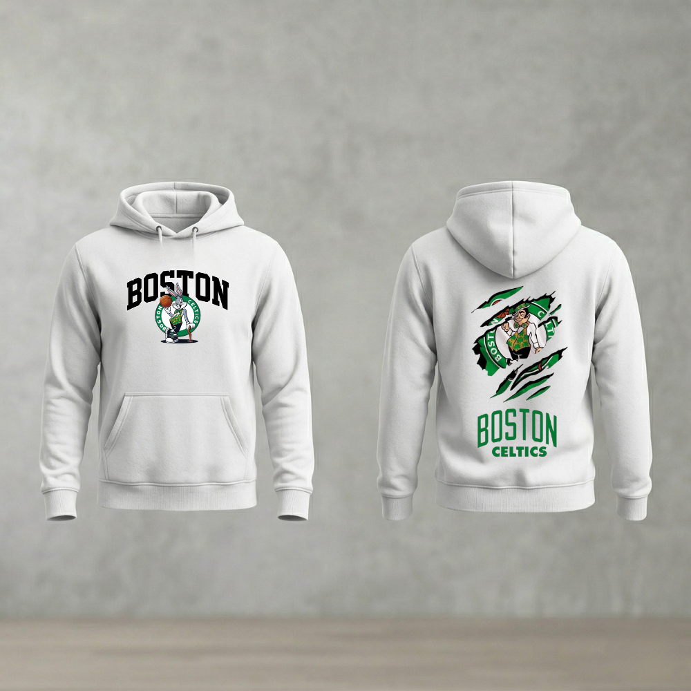 Moletom Canguru Boston Basquete Plus Size Lançamento Capuz Inverno Casaco Frio Algodão Confortável