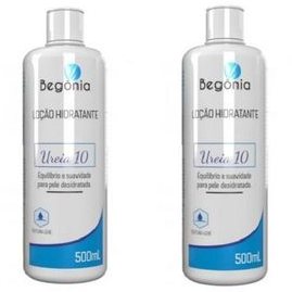 Kit 2 Hidratante Uréia 10% Ultra Hidratação 500g - Begônia