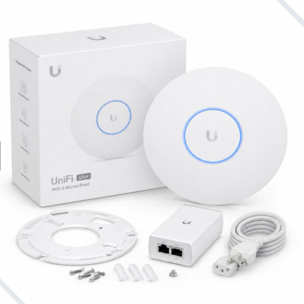 Access Point WiFi 6 Ubiquiti UniFi U6+ 2x2 MIMO Dual Band 2.4/5GHz PoE