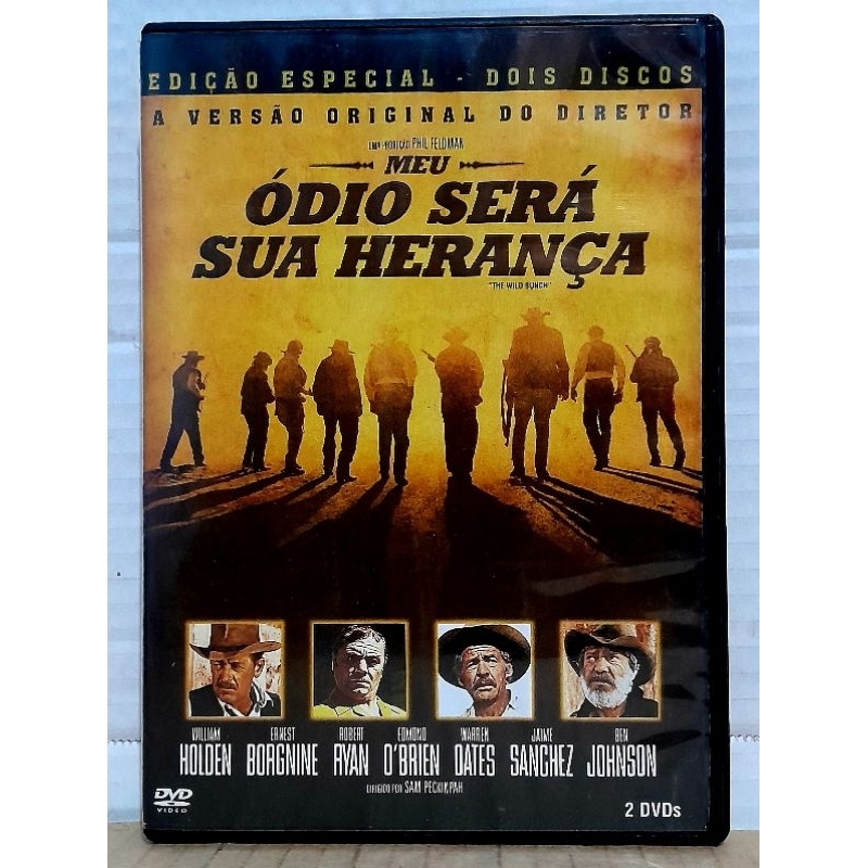 Dvd Meu Ódio Será Sua Herança - Duplo Dublado - Raridade Original Usado