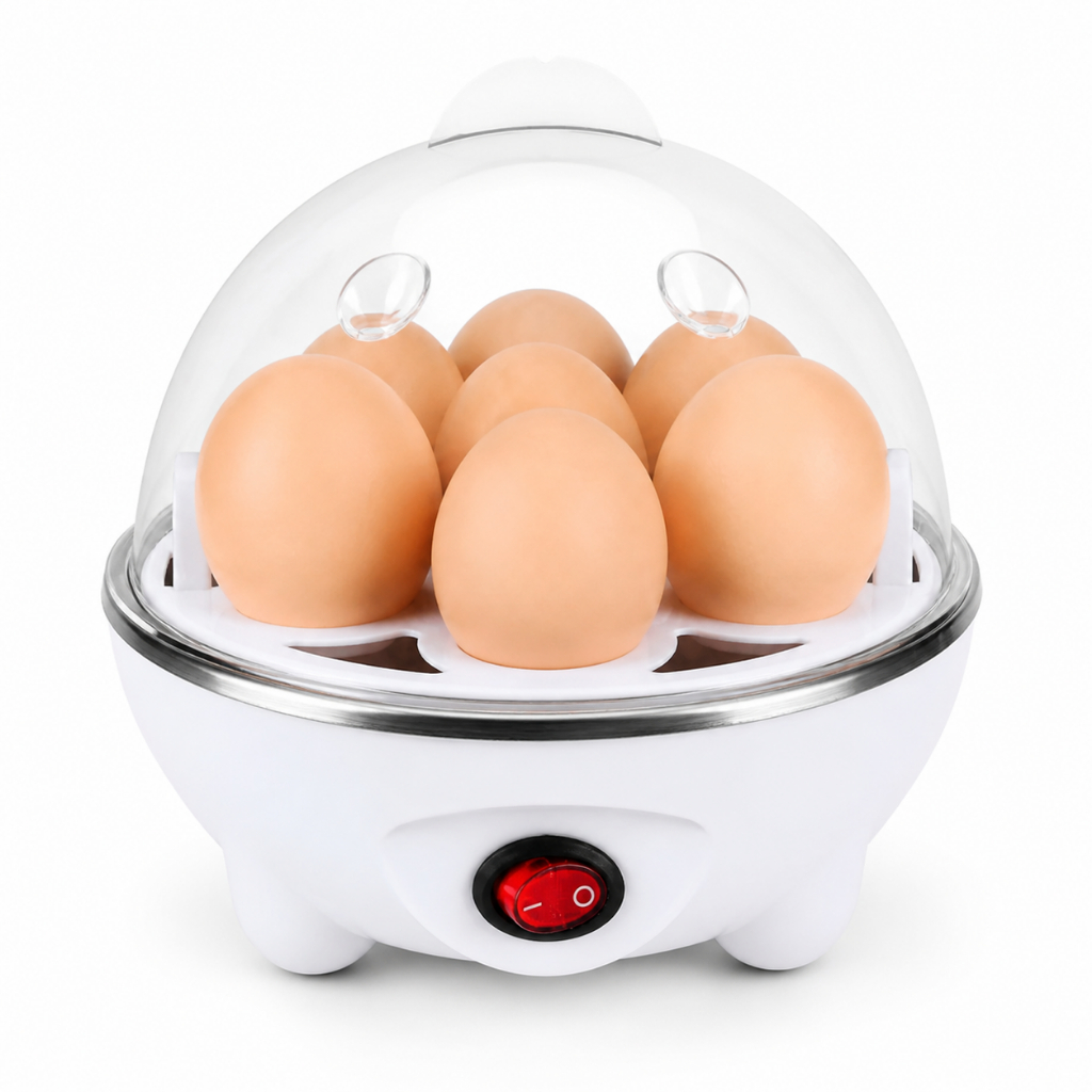 Imagem Cozedor Aquecedor Portátil para até 7 Ovos Elétrico 220V Prático Cozinha