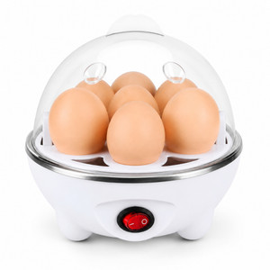 Cozedor Aquecedor Portátil para até 7 Ovos Elétrico 220V Prático Cozinha