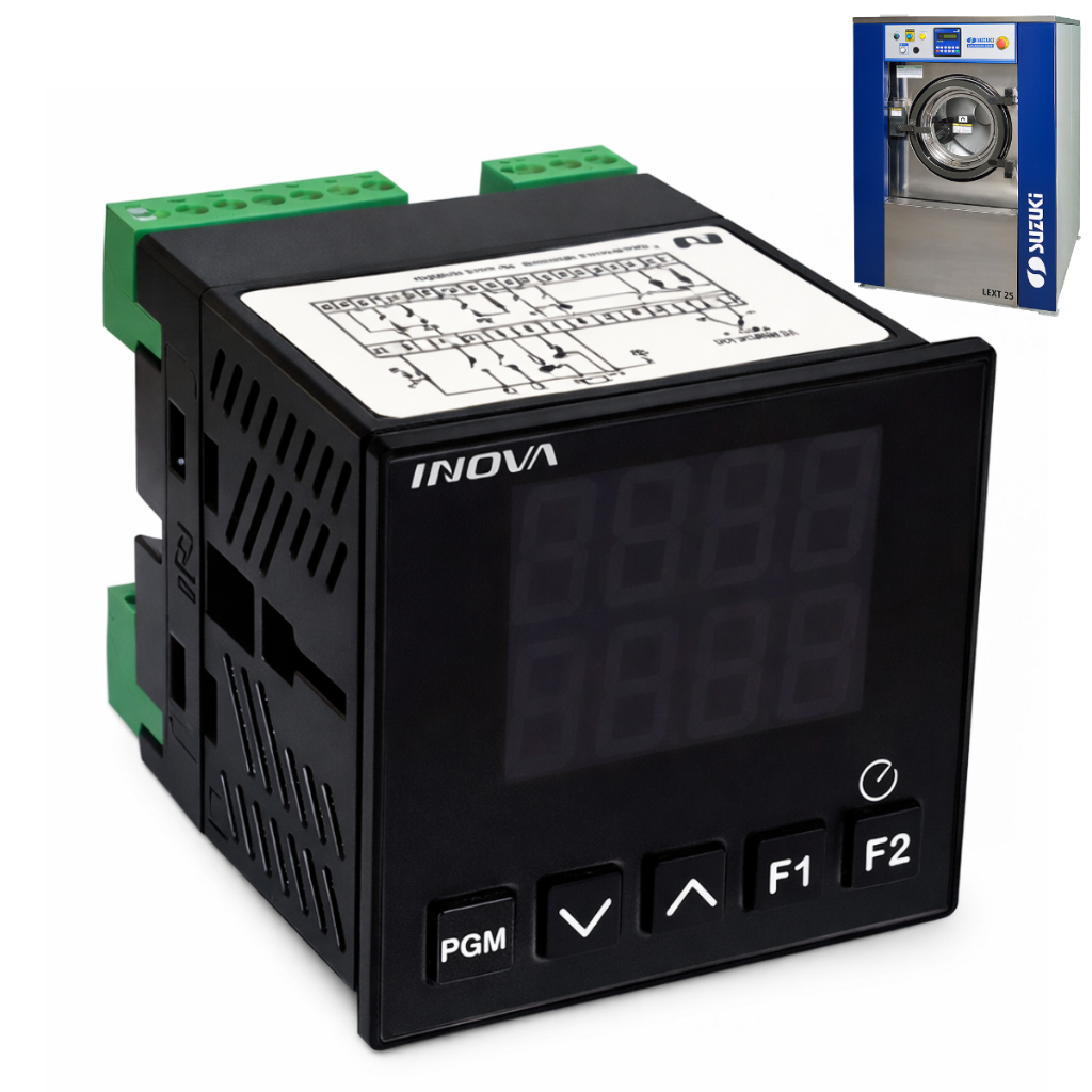 Controlador Digital Tempo Temperatura Para Lavanderias Inv19143