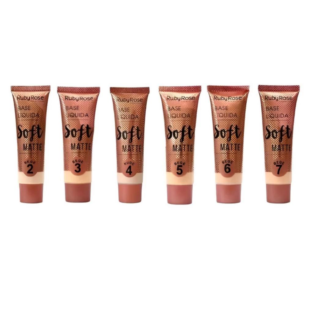 Base Líquida Soft Matte Bege Ruby Rose