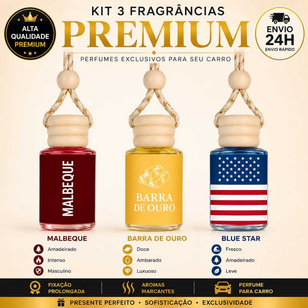 Cheirinho para Carro 10ml – Perfume Importado Premium Masculino  Aromatizador Automotivo  Ideal Uber
