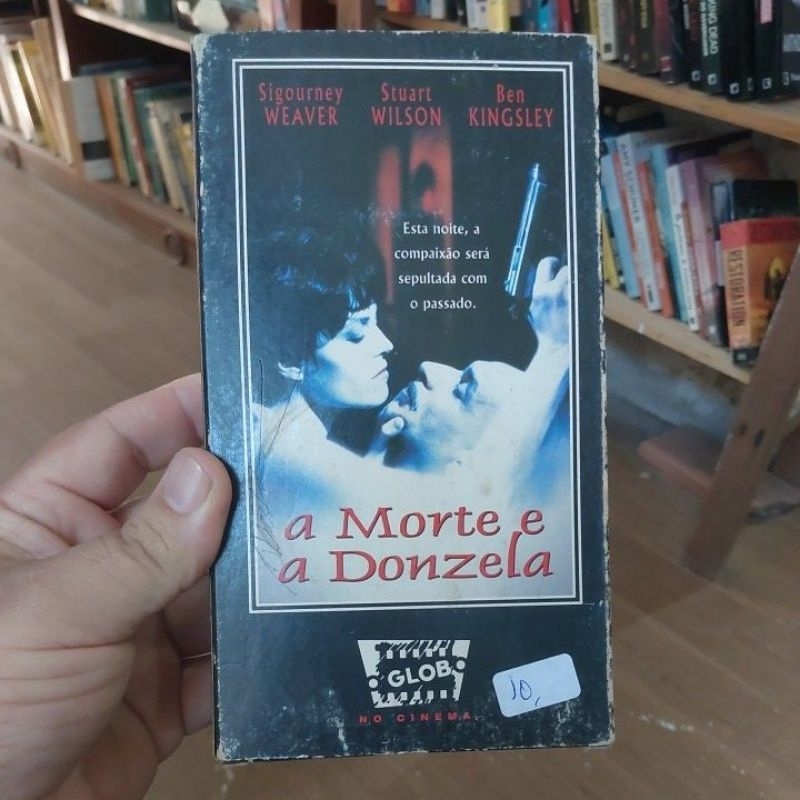 Fita VHS A Morte e a Donzela O Globo no Cinema - Original Usado