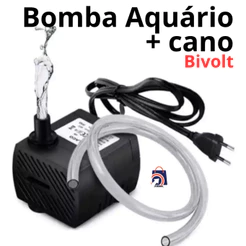 Bomba Aquário, bebedouro, chafariz Silenciosa Compacta Lavável Bivolt