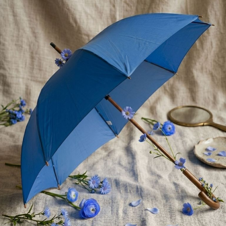 Guarda Chuva Estilo Bengala Sombrinha Abertura Manual Resistente Tamanho Grande Voyagem Original