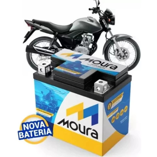 Bateria Moto Moura Ma5-d 12v5ah Honda Cg Titan Fan Biz Bros 125 150 160 pop
