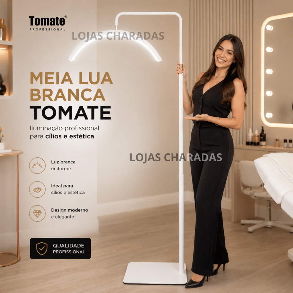 Luminaria Meia Lua Tomate MLG-113 Ring Original