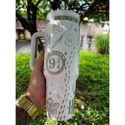 Copo Térmico 1,2L Harry Potter Personalizado com Nome – Edição Limitada