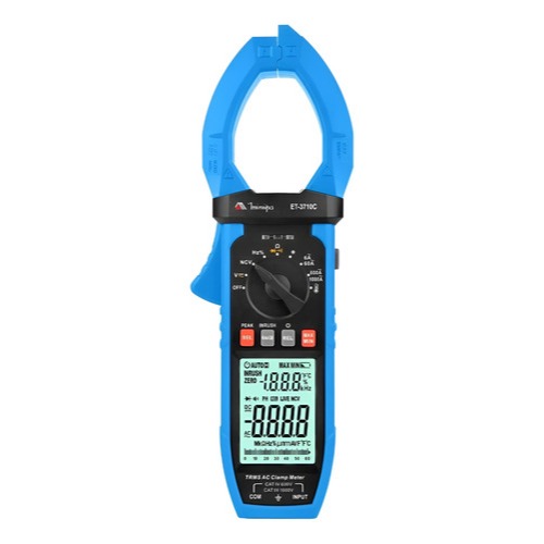 Alicate Amperímetro Digital Minipa ET-3710C True Rms 1000A