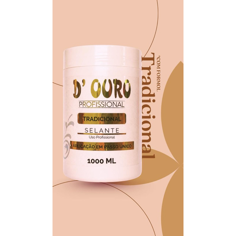 Selagem Profissional D Ouro De Botox Selante Branco ou matizado