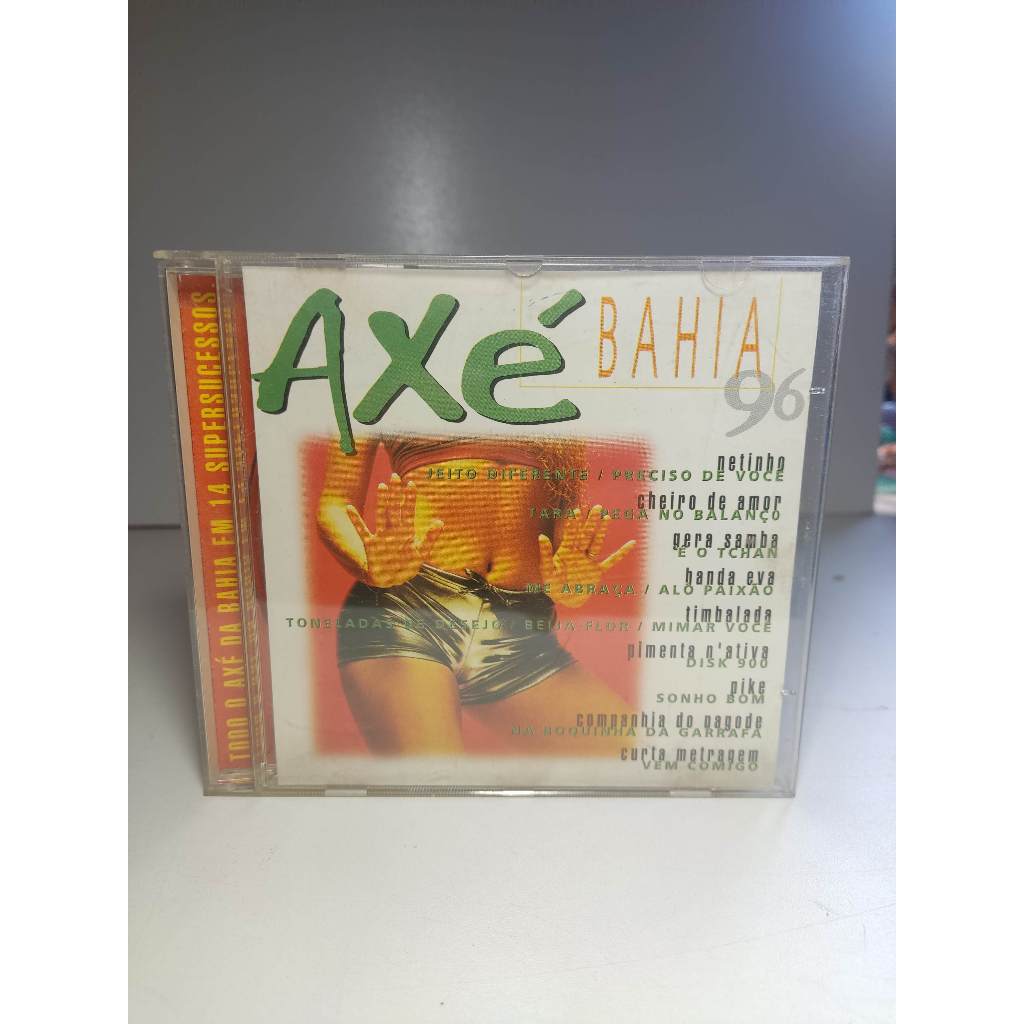 Cd - Axé Bahia - 96 (Vários Artistas), Usado, Em Bom Estado de Conservação.