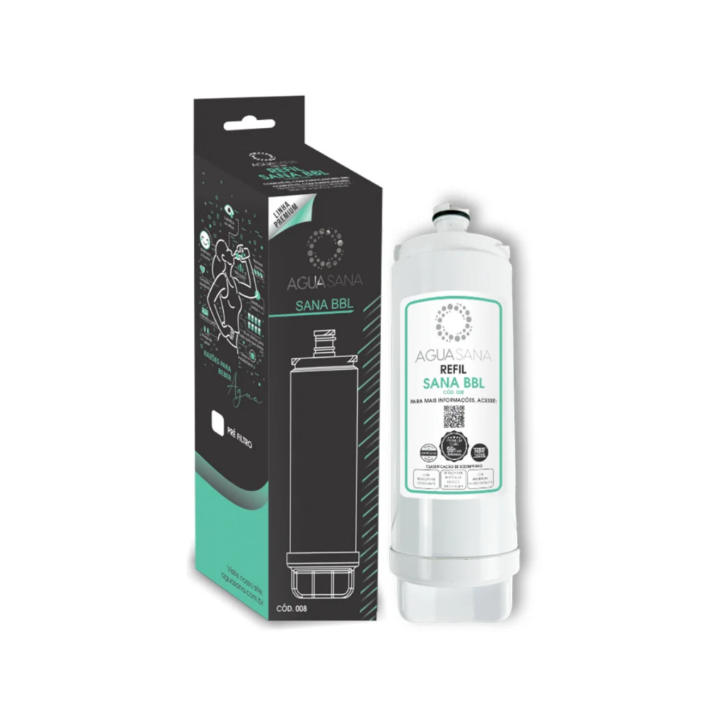 Refil SANA BBL Para Purificador IBBL Master Frio, New Up, Docol Vitalis