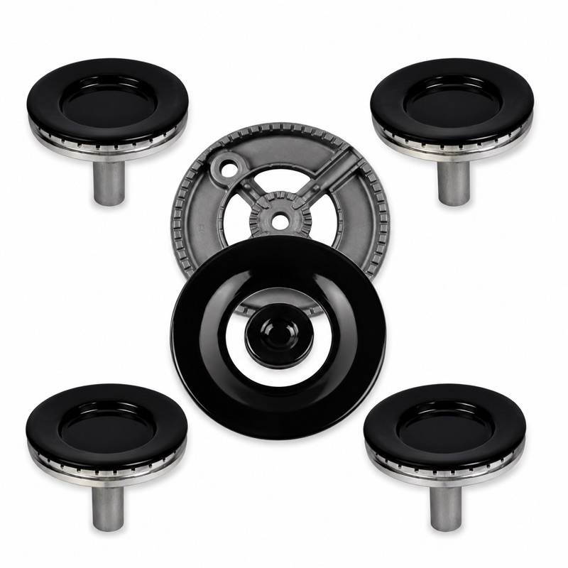 Kit Espalhadores Queimadores Fogão Atlas Agile Glass e Agile Up 5 Bocas Original
