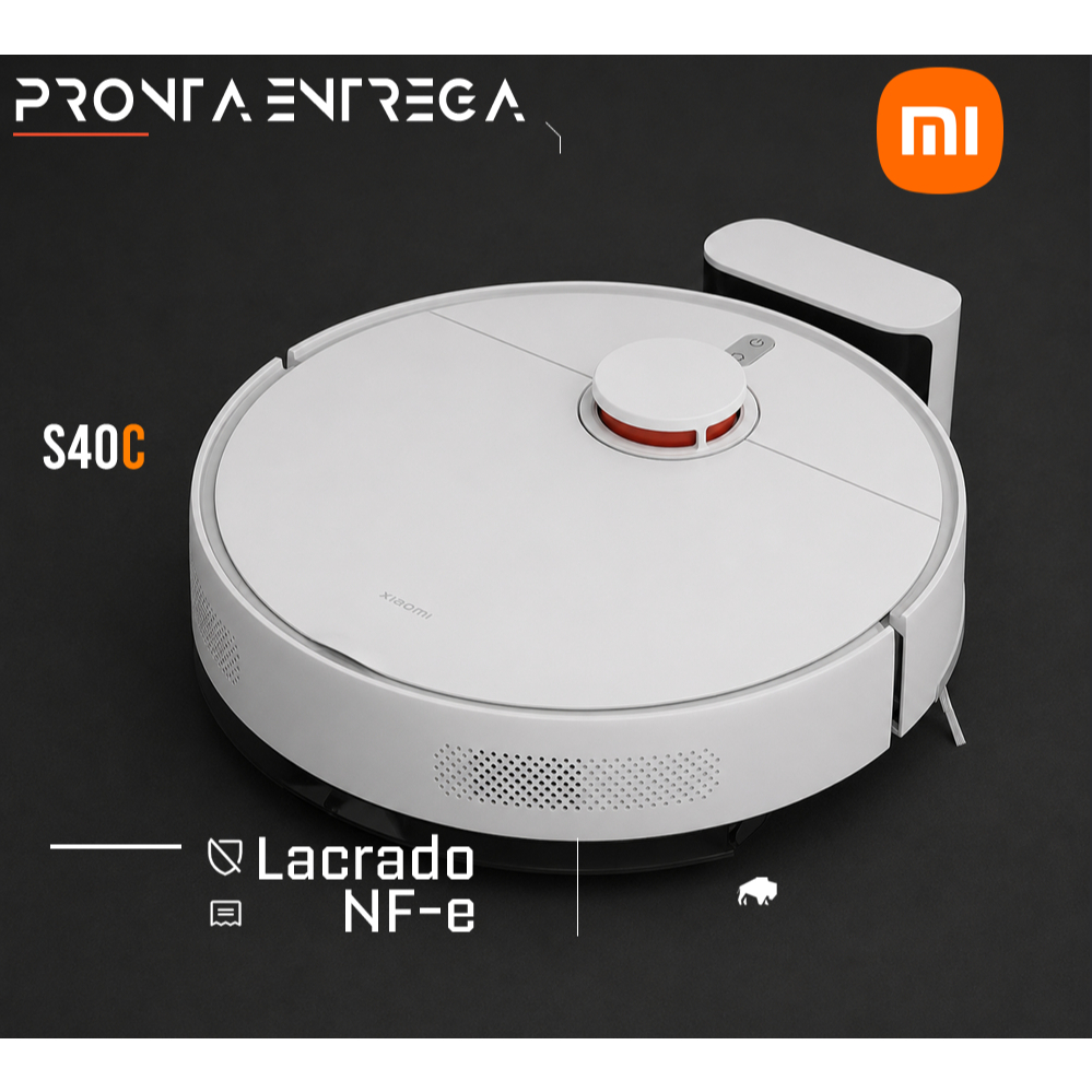 Robo Aspirador Xiaomi Vacuum S40C 110/220v Bivolt Branco