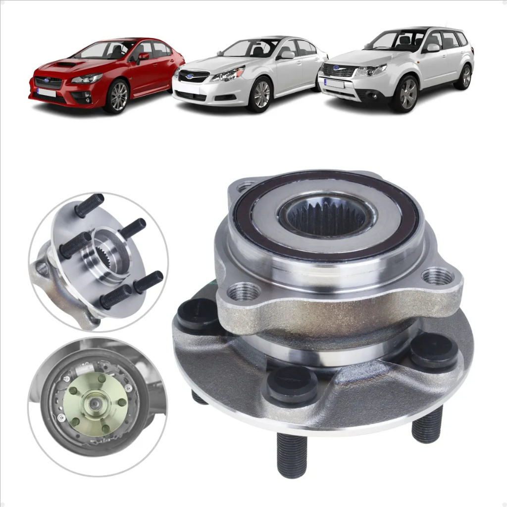 Cubo De Roda Dianteiro + Rolamento + Sensor Abs Subaru Forester