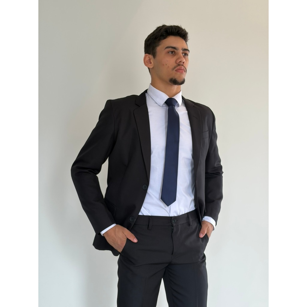 Terno Masculino Social Slim Oxford Várias cores