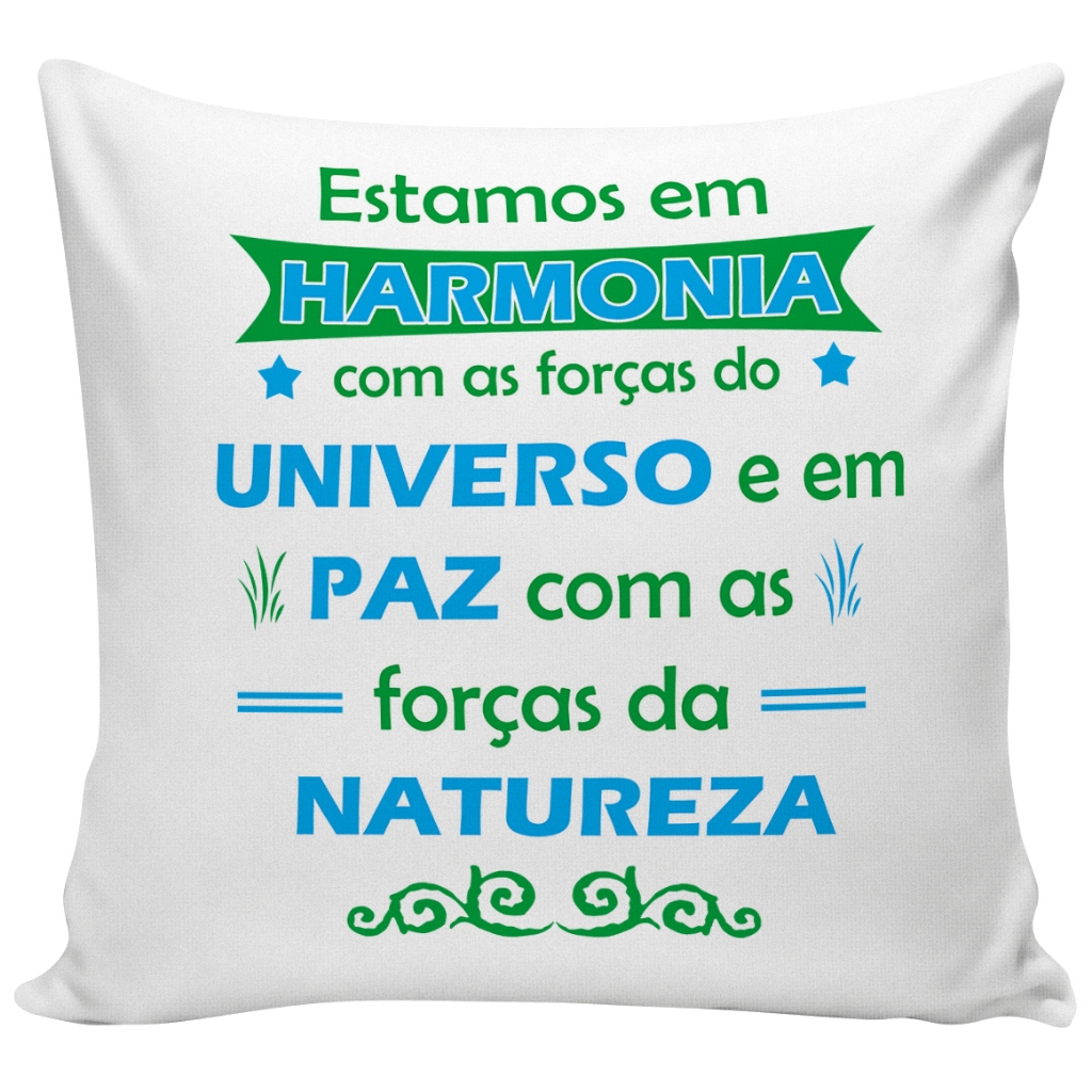 Imagem almofada para presente ioga meditação natureza