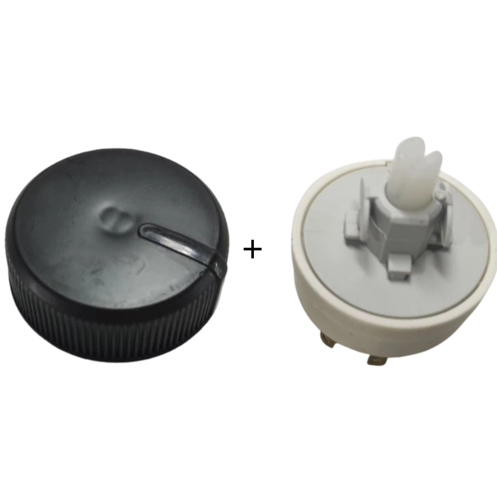 Kit Interruptor 3 Velocidades A443 e Botão do Interruptor G559 para Ventilador Arno ORIGINAL