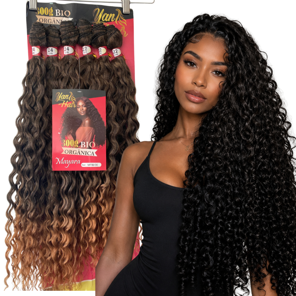 Cabelo Mayara 300g Bio Orgânica 6 Peças Yan Hair