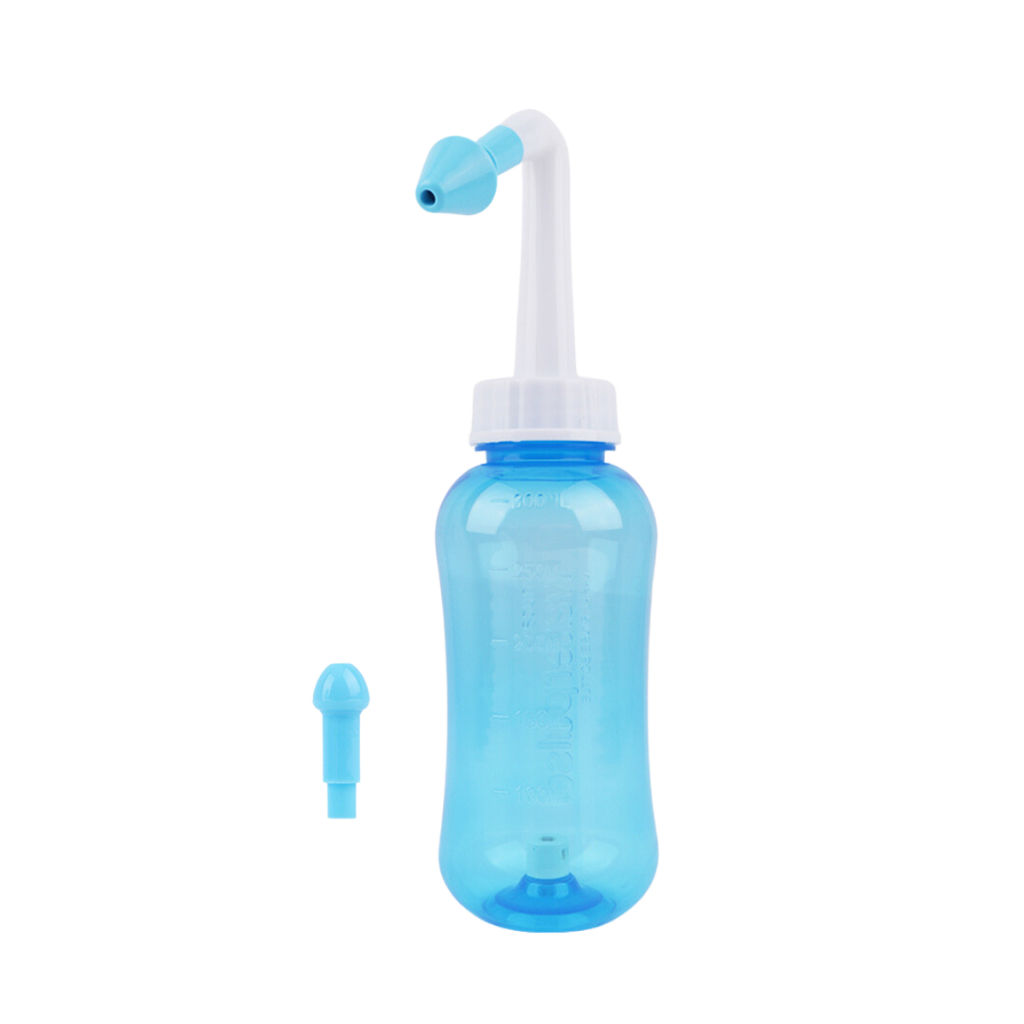 Lavador Higienizador Nasal Ducha Com 2 Bicos Adulto E Infantil