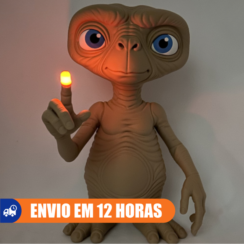Boneco colecionável E.T. O Extraterrestre 20cm