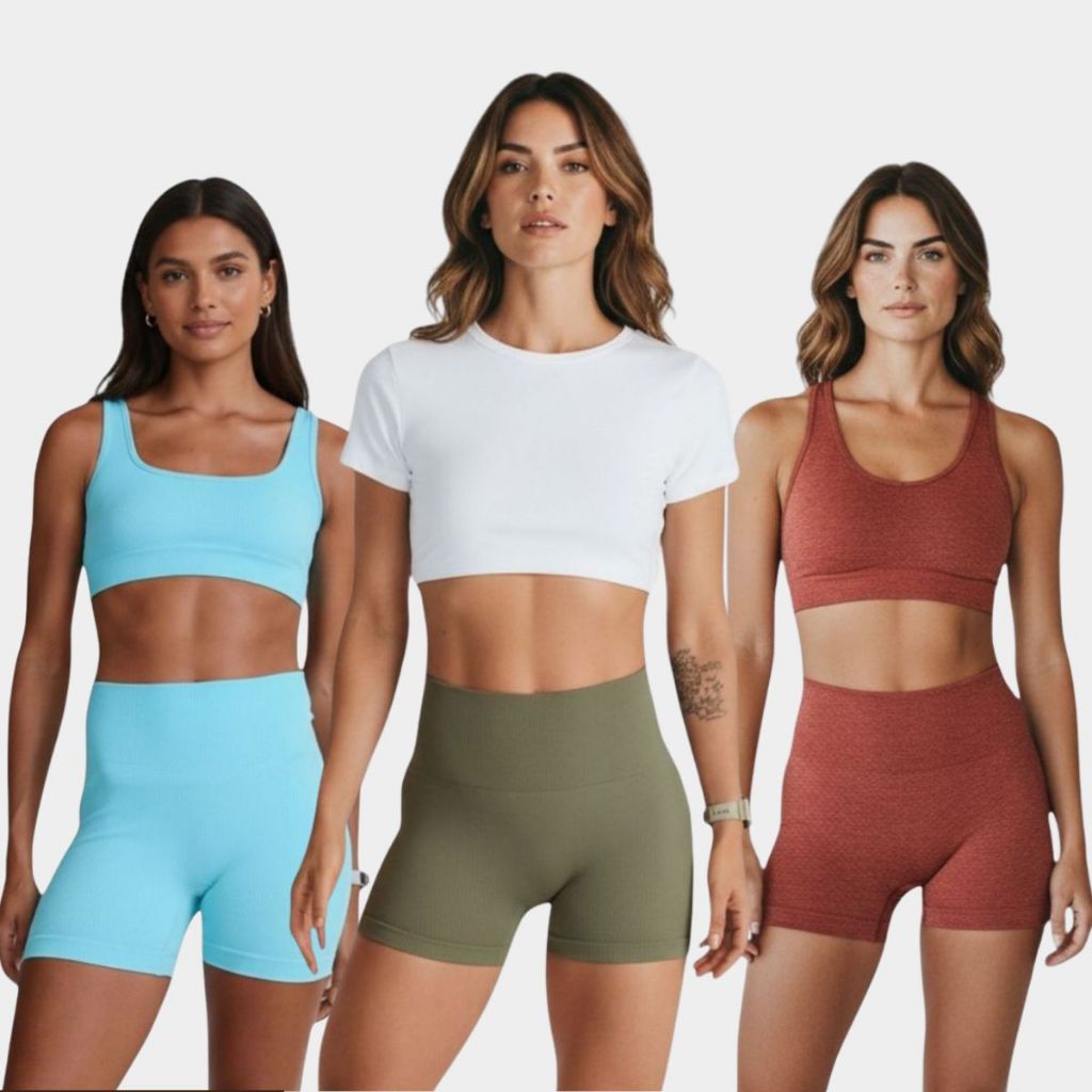 Short Legging Lupo Canelado Seamless