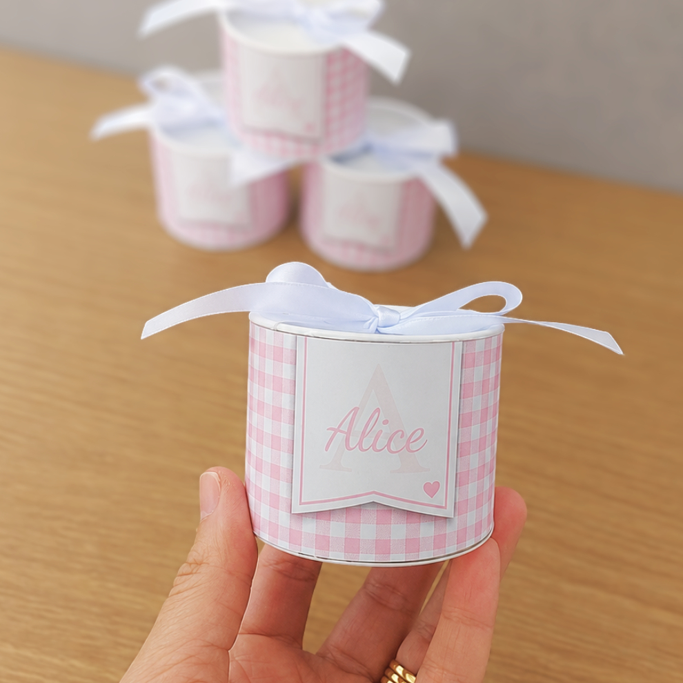 Lata Personalizada 5x6 Maternidade Chá De Bebê Aniversário Lembrancinhas De Festas Casamento