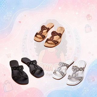 Chinelo Rasteira Feminino Virginia - Brilhante, Leve e Estiloso | Dona Dyn