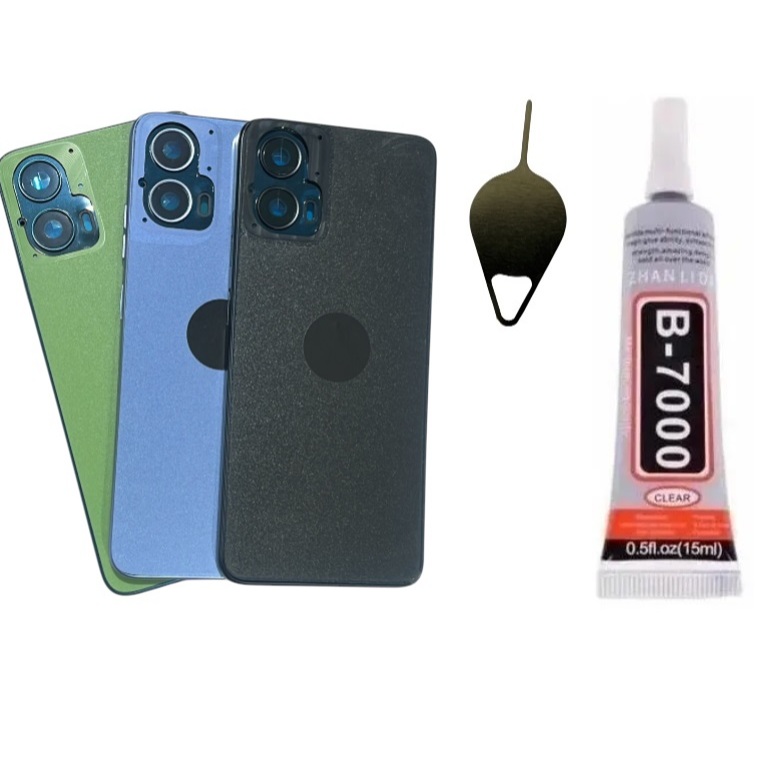 Carcaça Lateral + Tampa Traseira Com Lente E Botão Externo Para Moto G34 5g Xt2363