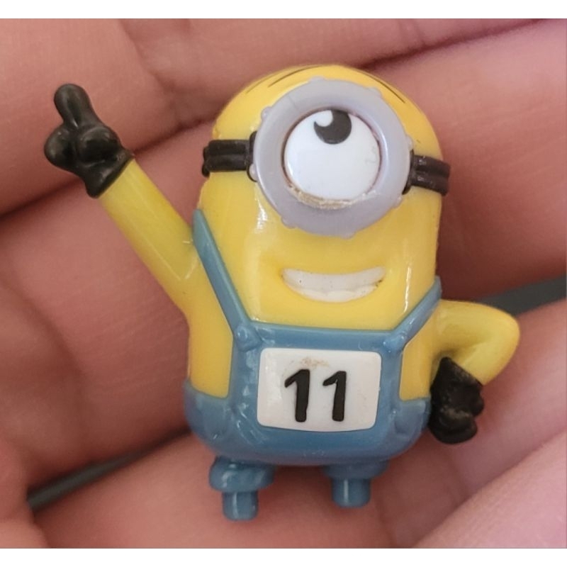 Boneco Miniatura Kinder Ovo Minion Número 11 para Restaurar