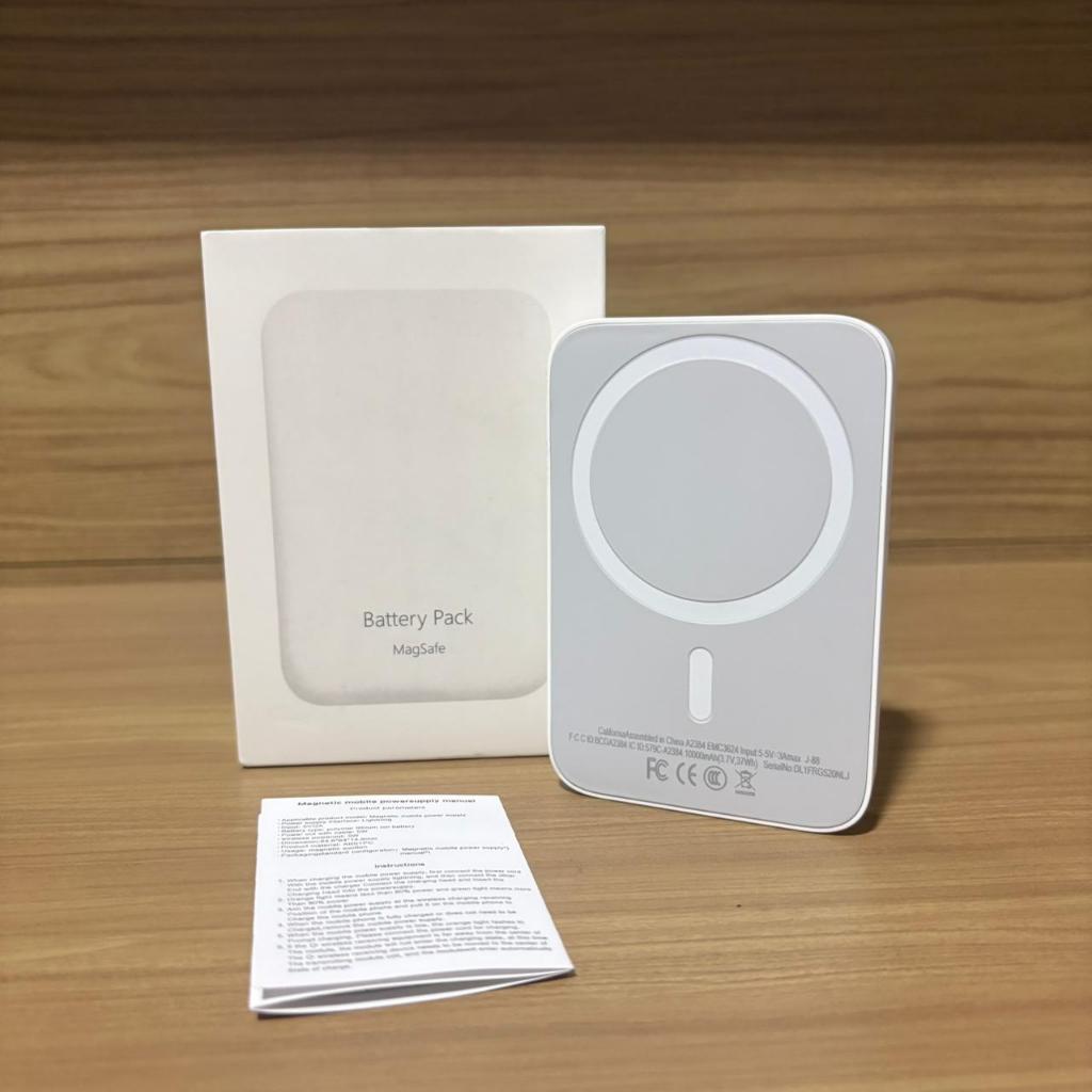 Carregador Portátil Indução para iPhone/Android Importado Premium Magsafe Sem fio Bateria Carga 10000mah