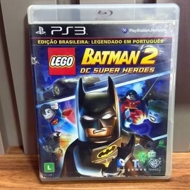 ​Jogo Lego Batman 2 DC Super Heroes PS3 Original Mídia Física Com Manual