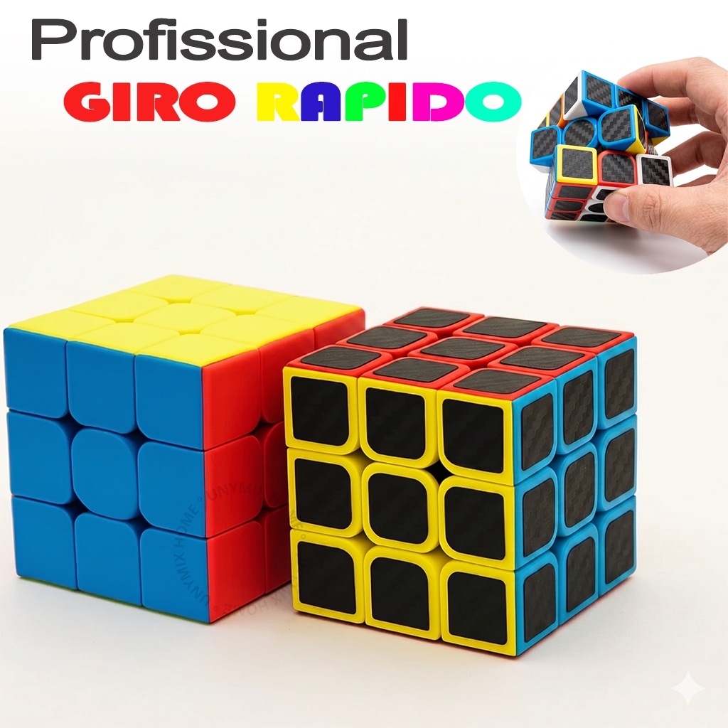 Cubo Mágico Profissional 3x3x3 Original Speed Gold Edition Anti-stress Interativo