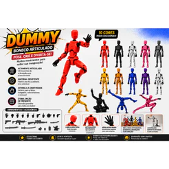 Boneco articulado 3D Dummy