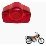 Lente Lanterna Traseira Honda Cg 125 77 A 82/ Shineray Xy 50