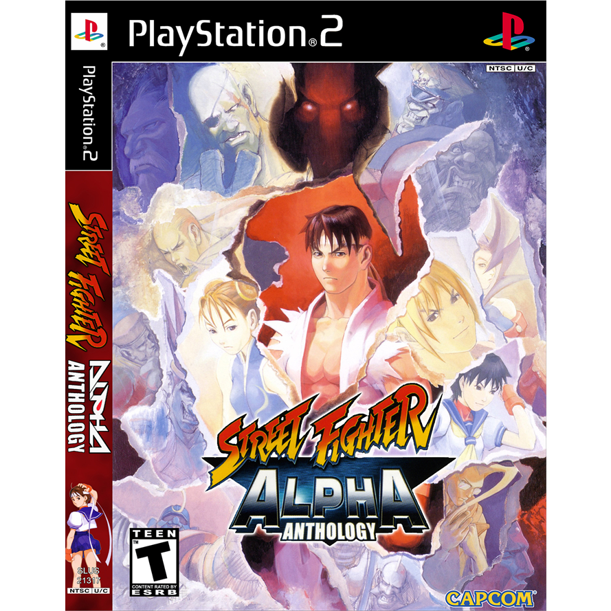 Street Fighter Alpha Anthology Playstation 2 Desbloqueado