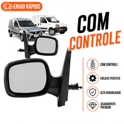 Retrovisor Kangoo 2003 A 2018 Com Controle