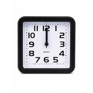 Despertador relógio analógico de mesa quadrado c/som alto 9cm 940 TG