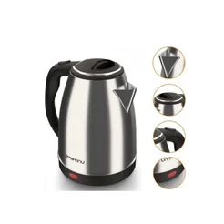 Chaleira Elétrica Inox Desligamento Automático Base 360 Aquecer Água Rápida Cozinha Segura