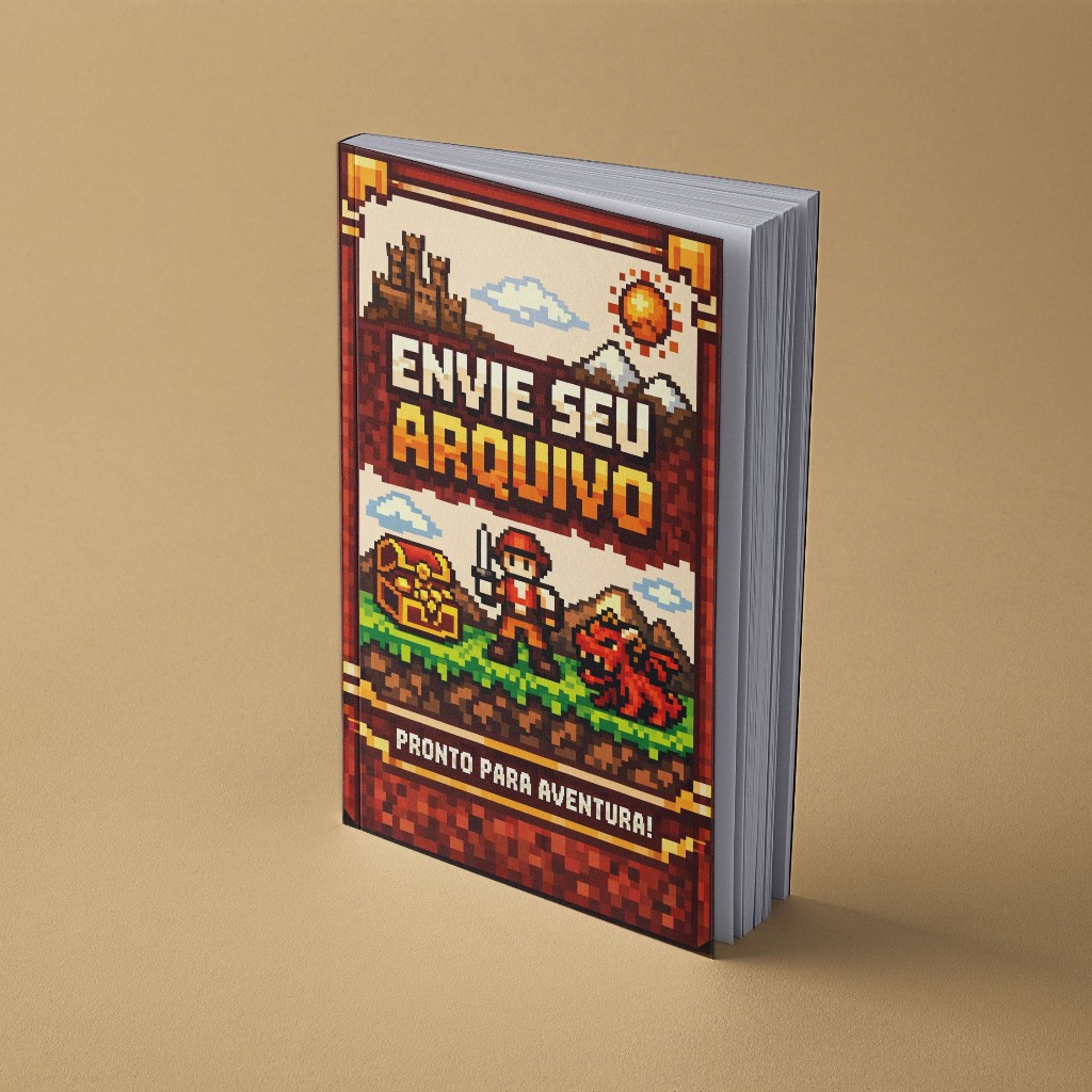 HQ comic formato americano 17x26cm personalizado - envie seu arquivo