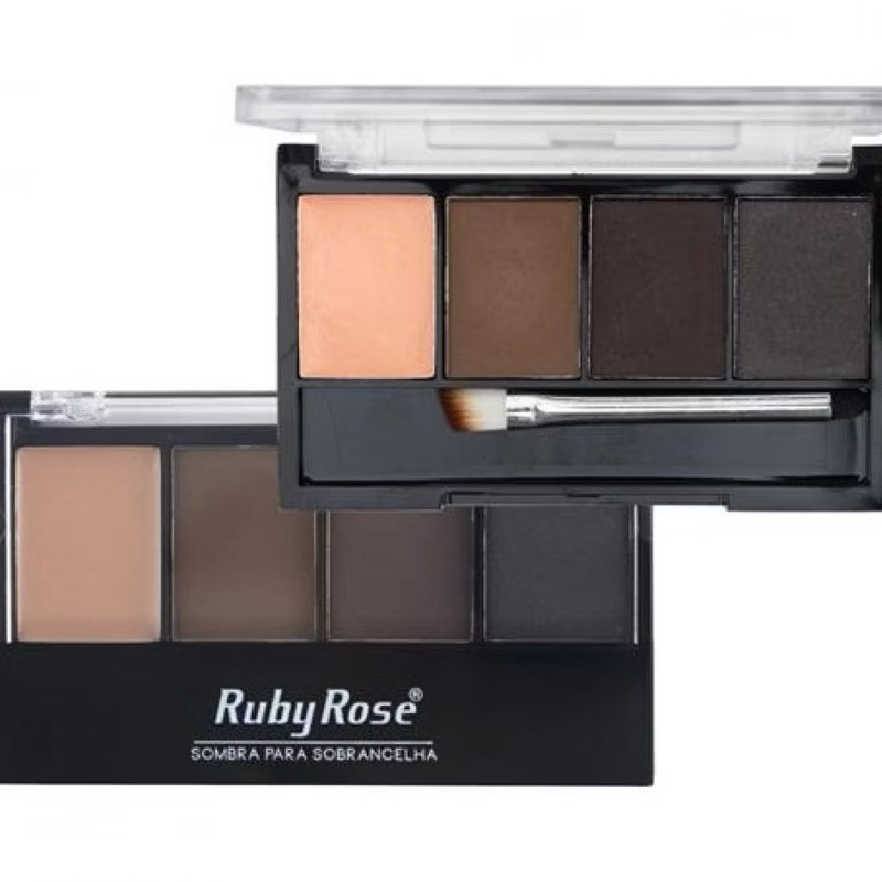 Paleta de sobrancelhas Ruby Rose-- Trio de Sombras