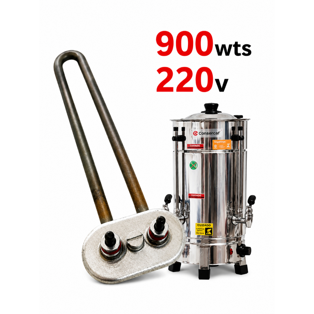 Resistência Elétrica para Máquina de Café e Cafeteira Industrial 900wts - 110v