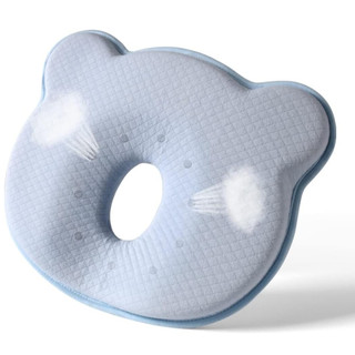 Travesseiro Bebê Viscoelástico Anti Plagiocefalia Suporte Anatômico 26x22cm