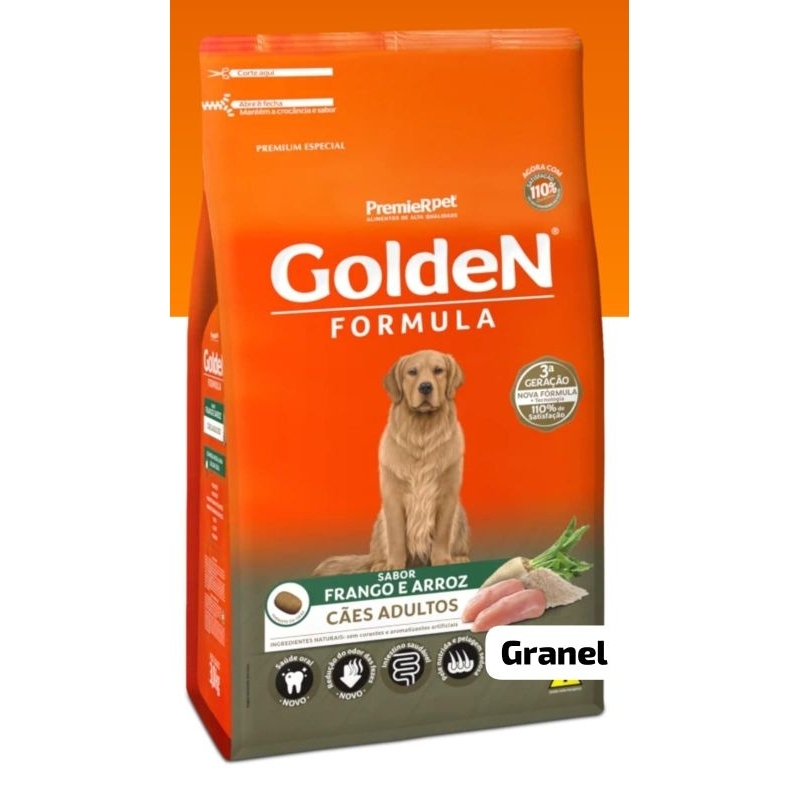 Cachorro Ração Premium Golden Frango Granel 2kg
