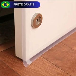 Fita Veda Fresta de Silicone Transparente Para Portas e Janelas, Isolante Acústico, Térmico e Contra Insetos 3m x 35mm