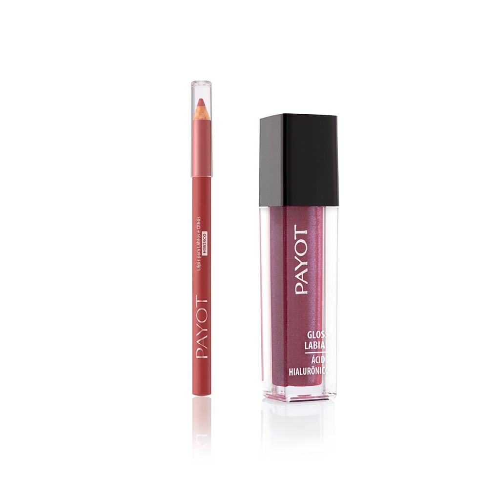 KIT LÁBIOS PAYOT - 5:  Gloss BÚZIOS + Lápis HIBISCO
